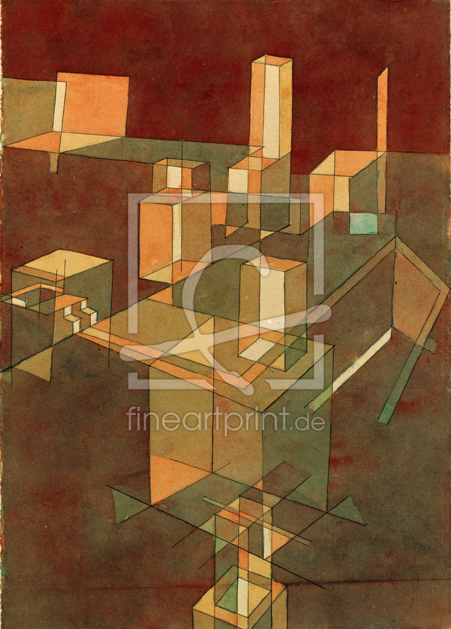 Bild-Nr.: 30009584 Klee, Italian City / Watercol./ 1928 Bild-Nr.: 30009584 Klee, Italian City / Watercol./ 1928 erstellt von Klee, Paul