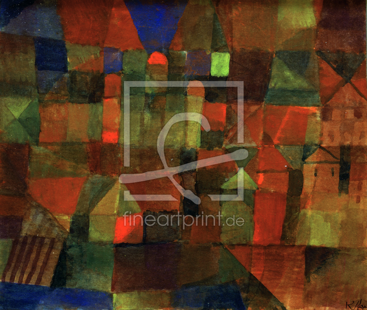 Bild-Nr.: 30009606 P.Klee, City with three Domes / 1914 erstellt von Klee, Paul