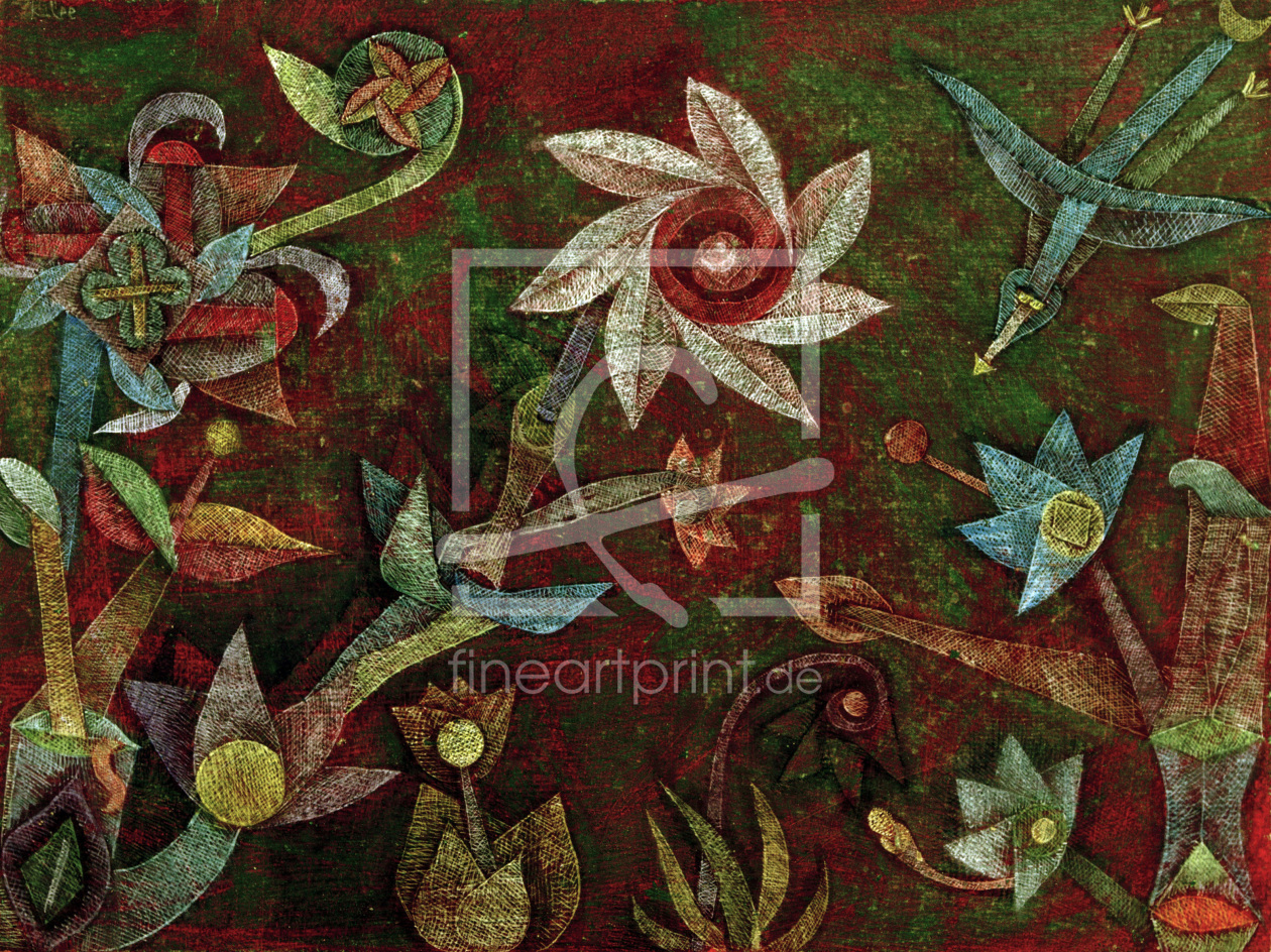 Bild-Nr.: 30009622 Paul Klee, Spiral Flowers / 1925 erstellt von Klee, Paul