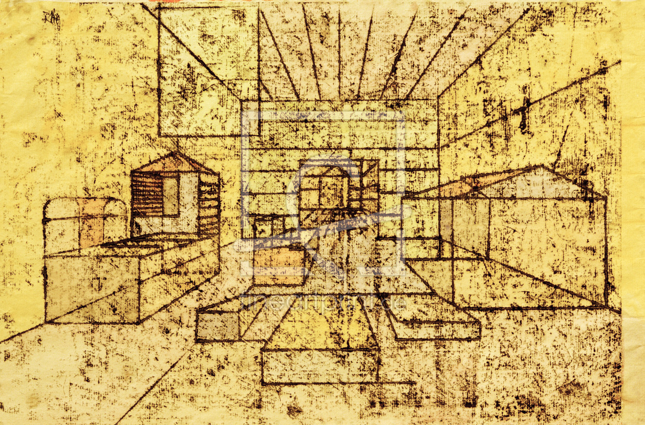 Bild-Nr.: 30009630 P.Klee,Raum der Häuser (Space of Houses) erstellt von Klee, Paul