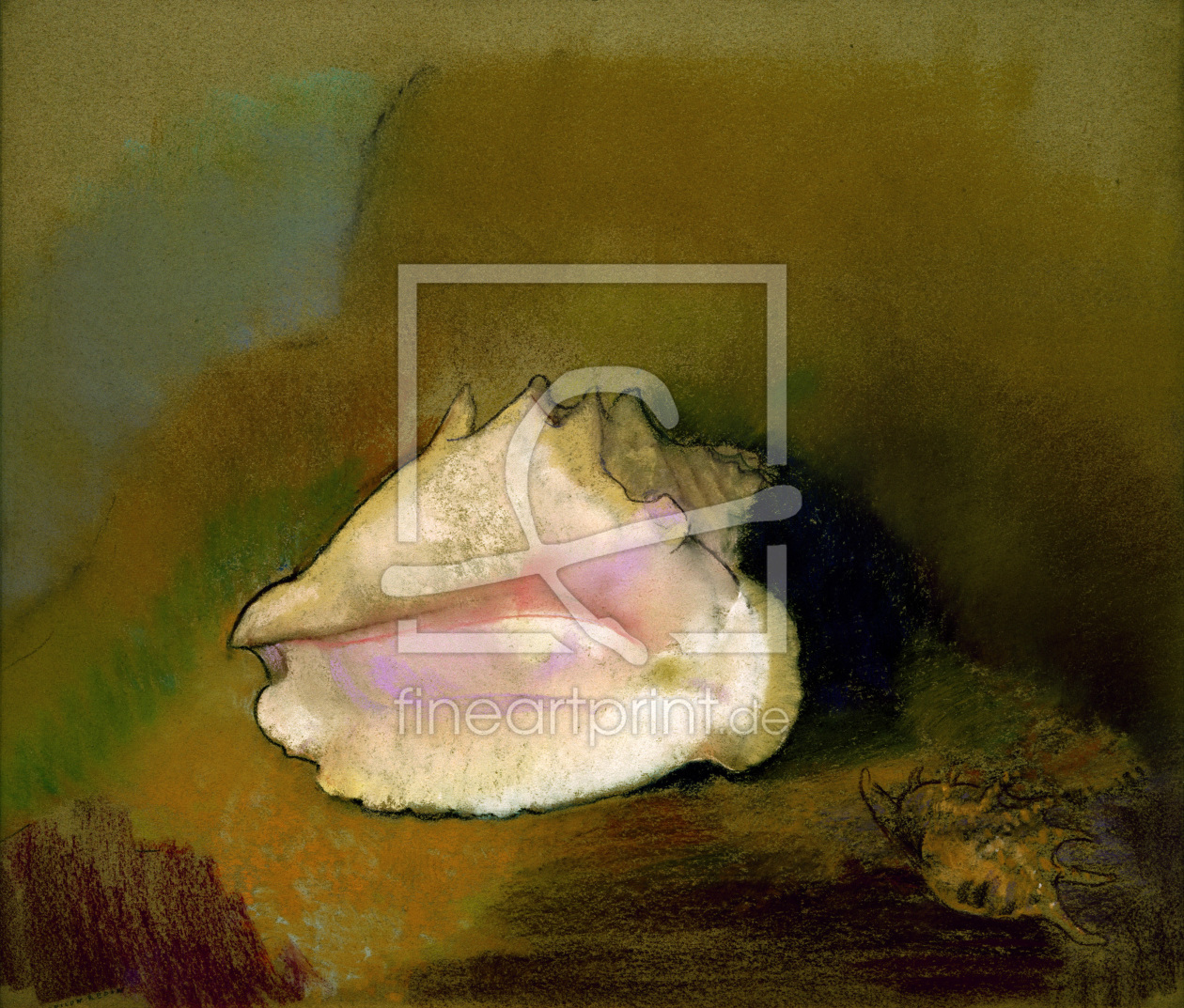 Bild-Nr.: 30009662 O.Redon, Shell / Pastel Bild-Nr.: 30009662 O.Redon, Shell / Pastel erstellt von Redon, Odilon