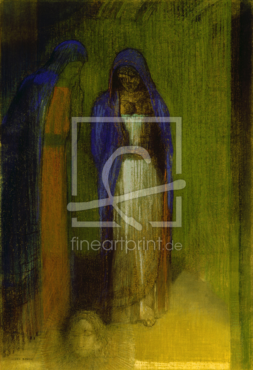 Bild-Nr.: 30009698 O.Redon, Salome / Drawing / c.1893 erstellt von Redon, Odilon