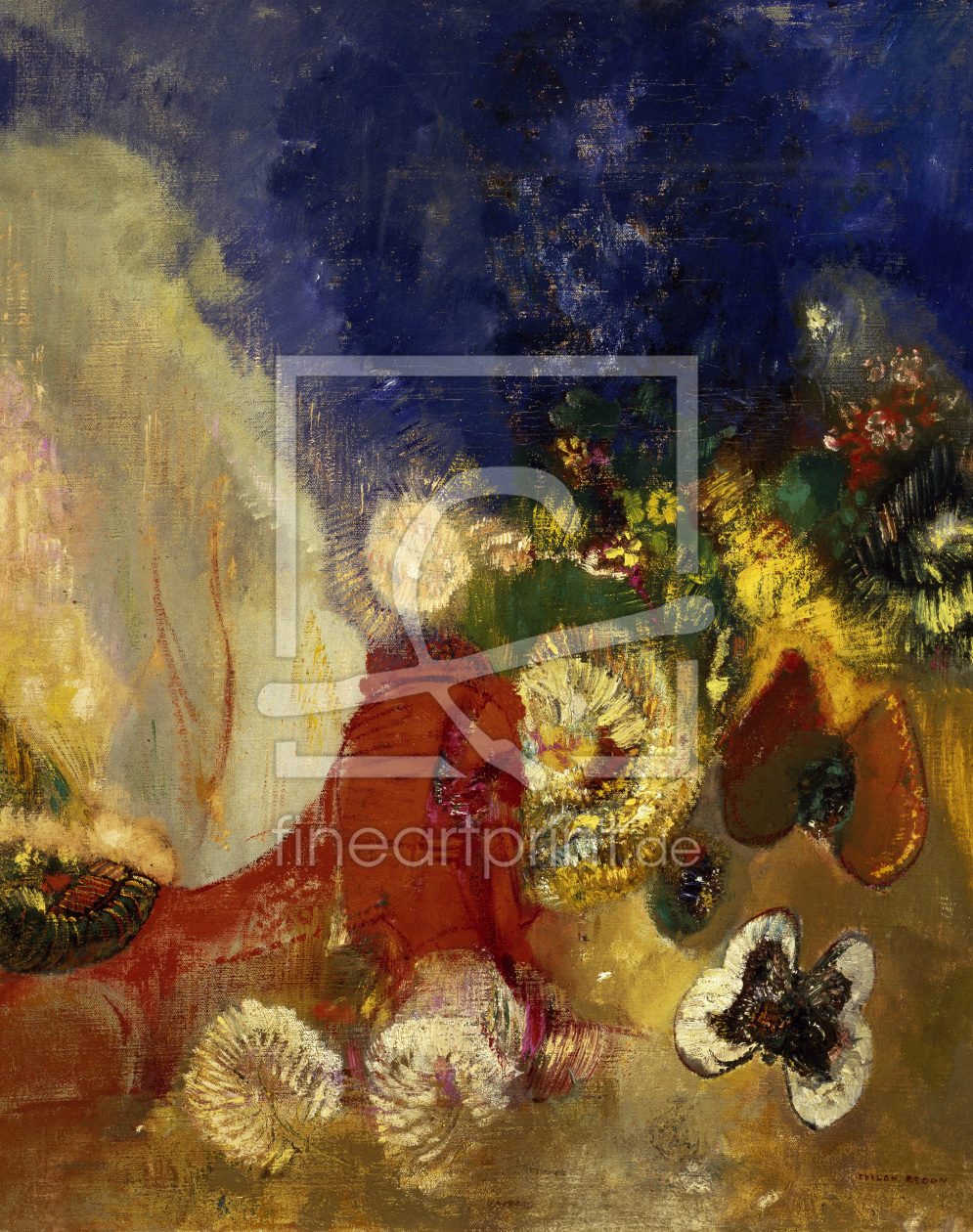 Bild-Nr.: 30009712 Odilon Redon / The Red Sphinx / c.1910 erstellt von Redon, Odilon