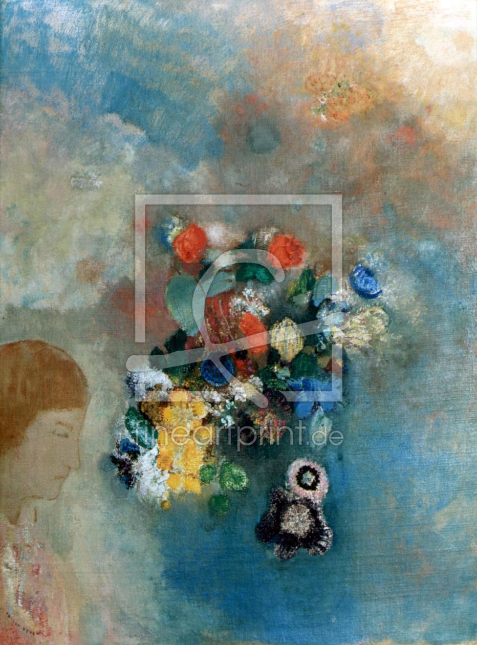 Bild-Nr.: 30009738 O.Redon, La Reve ou La Pensee erstellt von Redon, Odilon