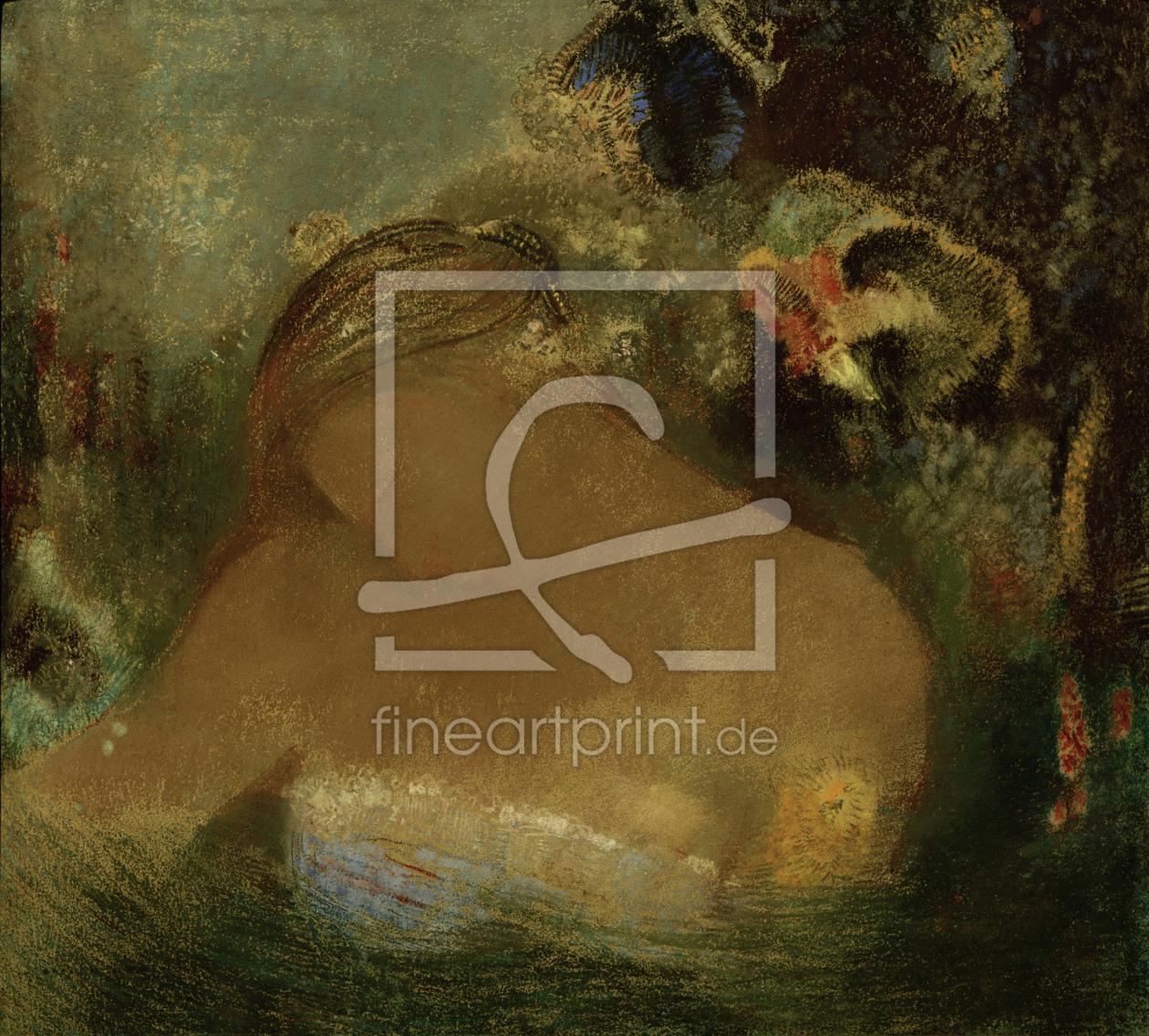 Bild-Nr.: 30009764 O.Redon, Ophelia / Pastel erstellt von Redon, Odilon