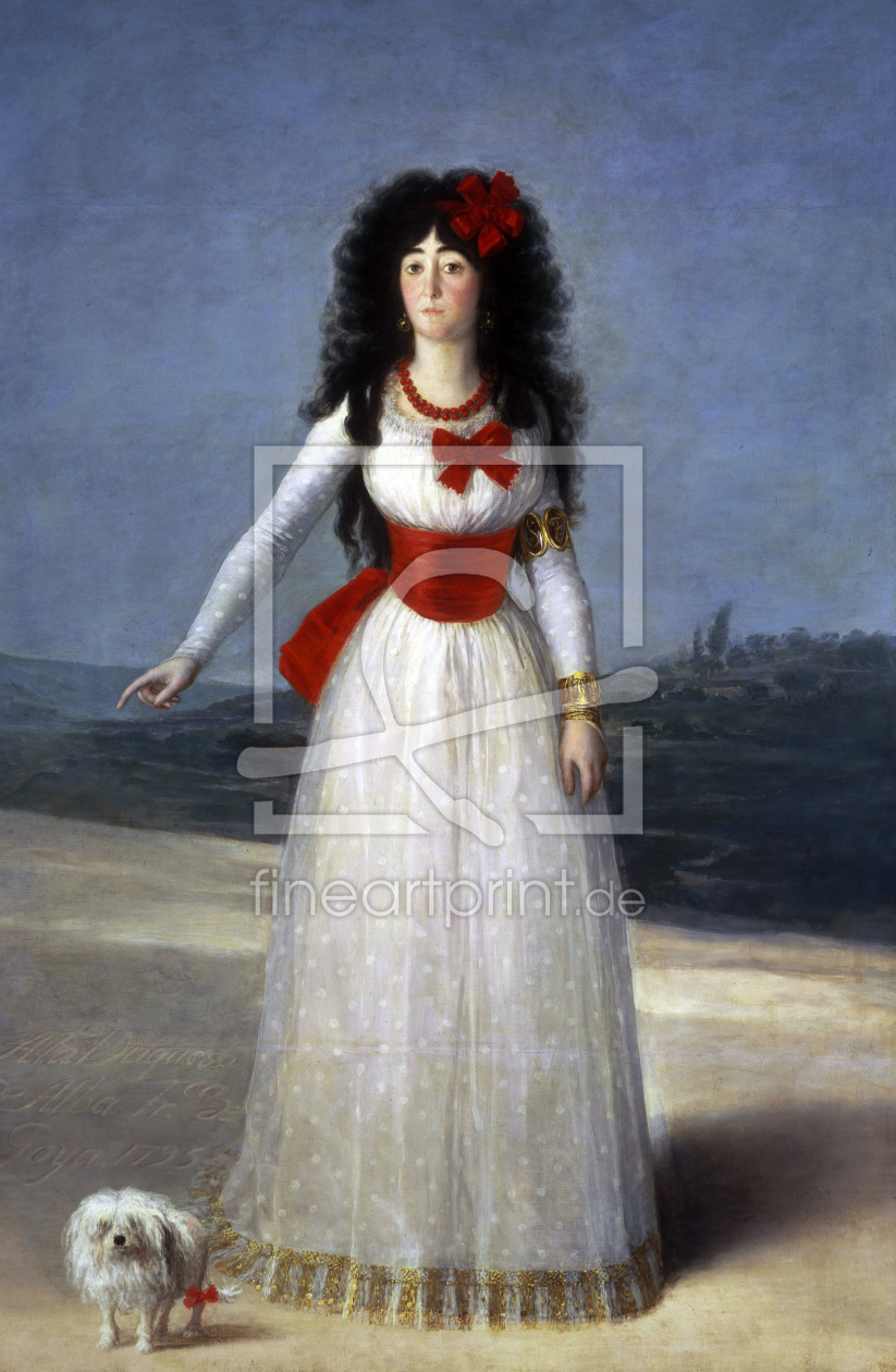 Bild-Nr.: 30009818 Duchess of Alba / by Goya erstellt von Goya, Francisco de