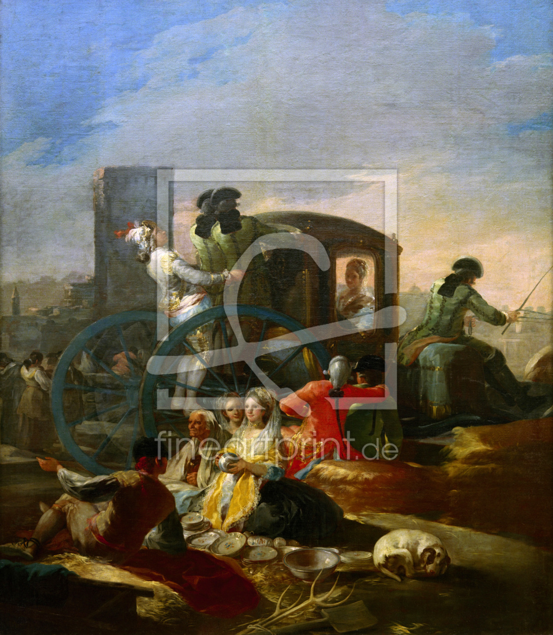 Bild-Nr.: 30009839 Goya / The Dish Seller / Painting / 1778 erstellt von Goya, Francisco de