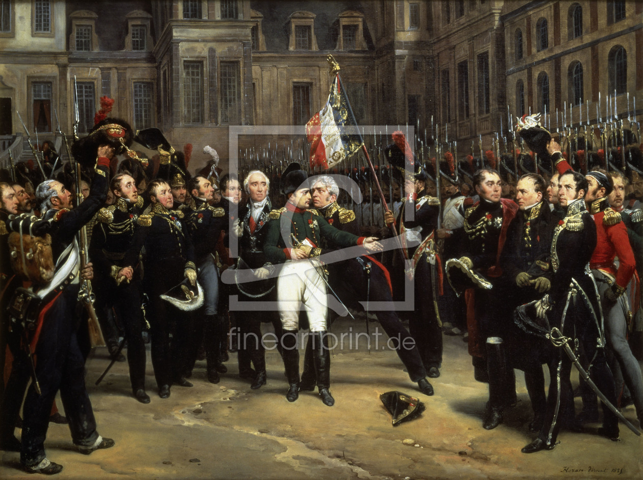 Bild-Nr.: 30009851 Napoleon leaves Guard, 1814 / Vernet erstellt von Vernet, Horace