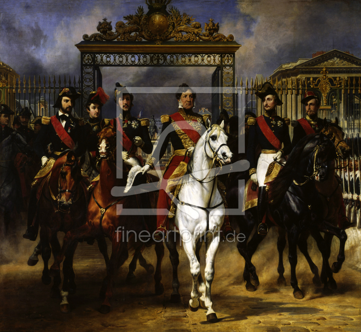 Bild-Nr.: 30009853 Louis Philip and sons / Vernet painting Bild-Nr.: 30009853 Louis Philip and sons / Vernet painting erstellt von Vernet, Horace