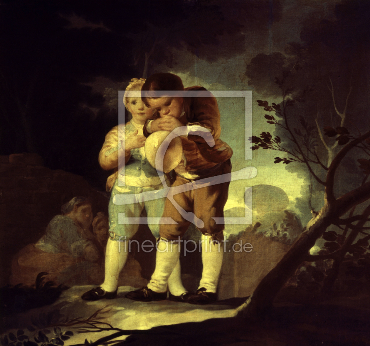 Bild-Nr.: 30009901 F.de Goya, Boys INflating Bladder / Ptg. Bild-Nr.: 30009901 F.de Goya, Boys INflating Bladder / Ptg. erstellt von Goya, Francisco de