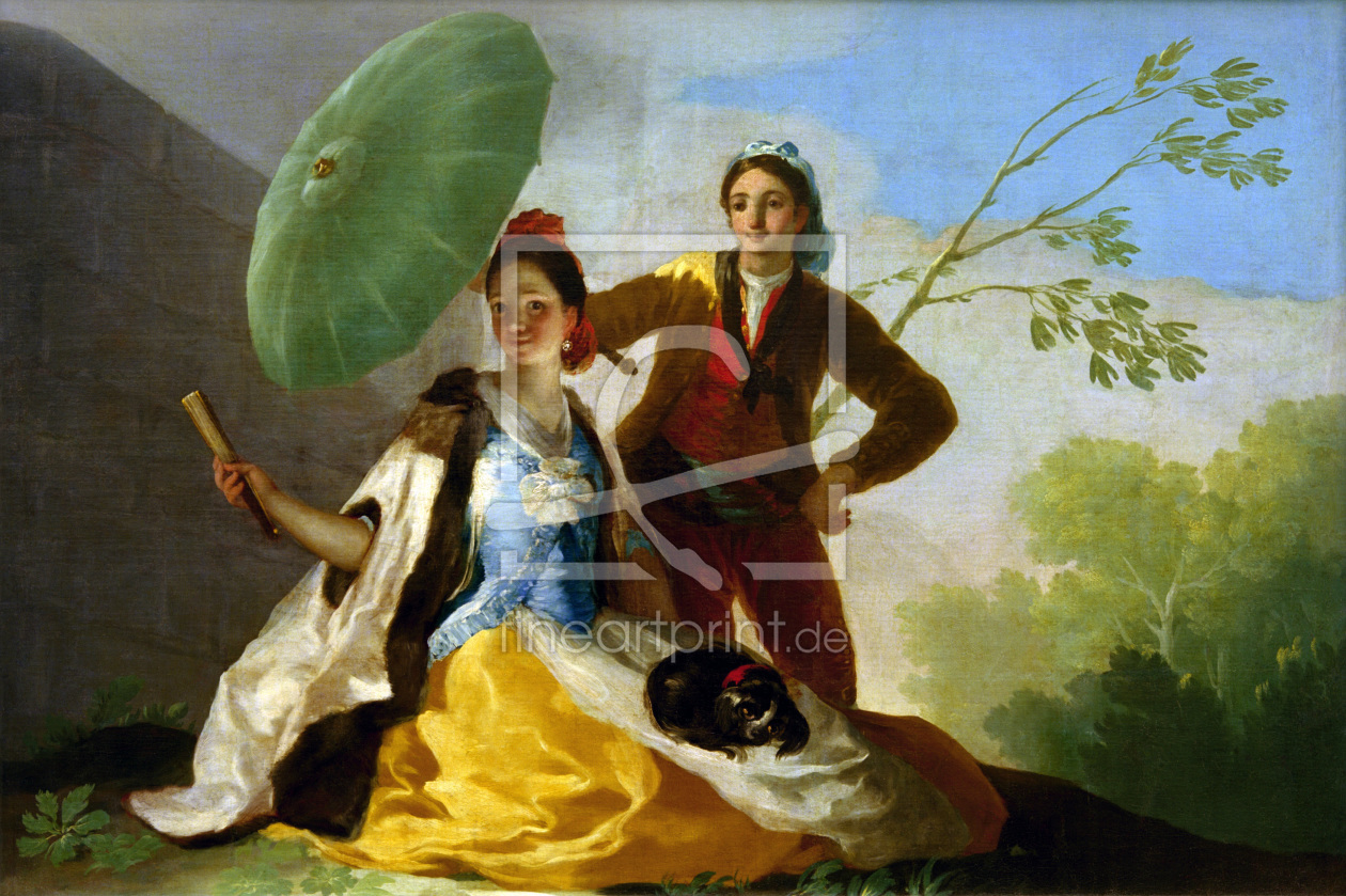 Bild-Nr.: 30009927 Francisco Goya, The Parasol / Paint. erstellt von Goya, Francisco de