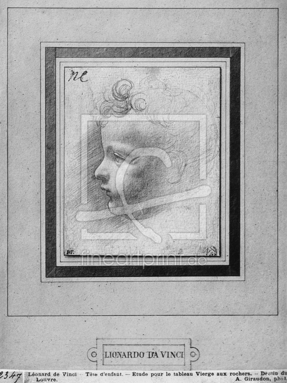 Bild-Nr.: 31000025 Head of a child erstellt von da Vinci, Leonardo