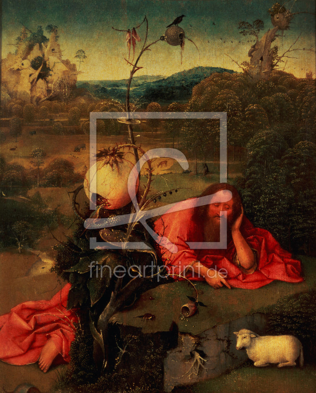 Bild-Nr.: 31000057 St. John the Baptist in Meditation Bild-Nr.: 31000057 St. John the Baptist in Meditation erstellt von Bosch, Hieronymus