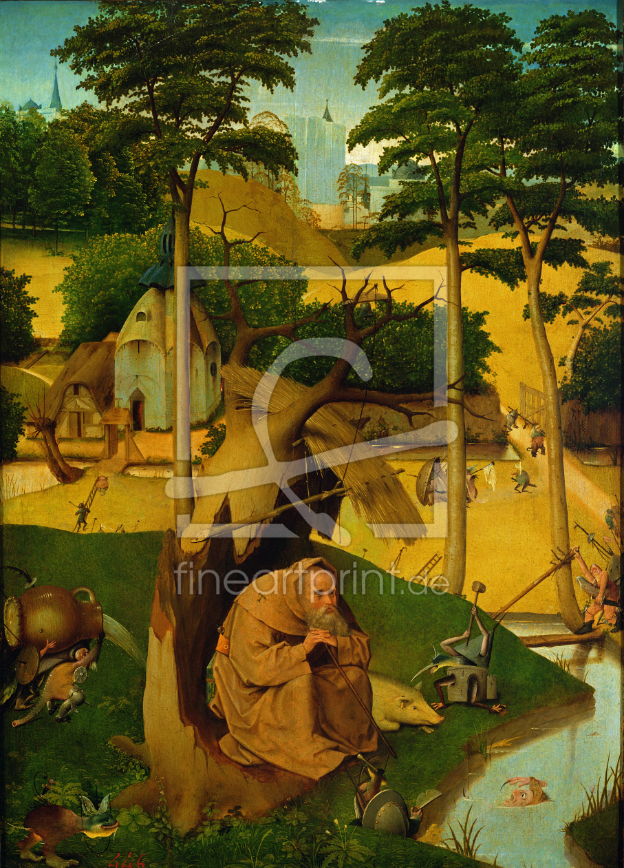 Bild-Nr.: 31000059 Temptation of St. Anthony, 1490 erstellt von Bosch, Hieronymus