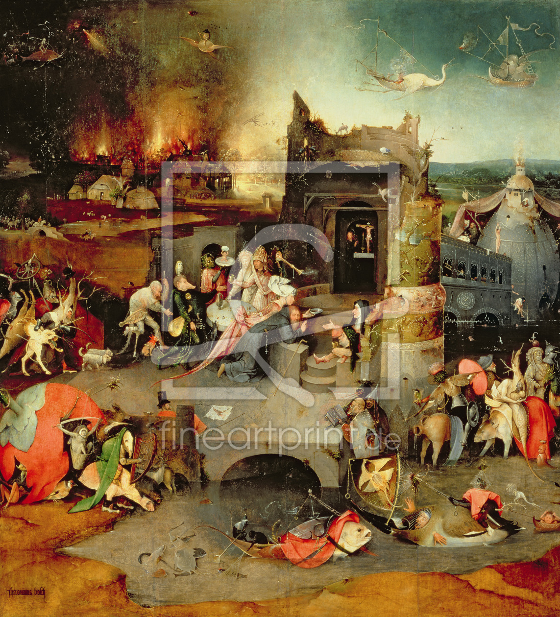 Bild-Nr.: 31000061 Temptation of St. Anthony , erstellt von Bosch, Hieronymus