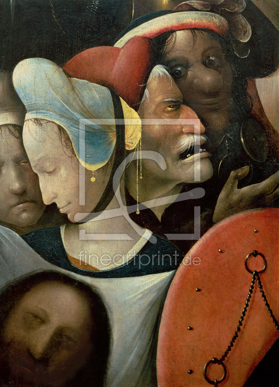 Bild-Nr.: 31000067 Detail of The Carrying of the Cross showing three faces including St Veronica erstellt von Bosch, Hieronymus