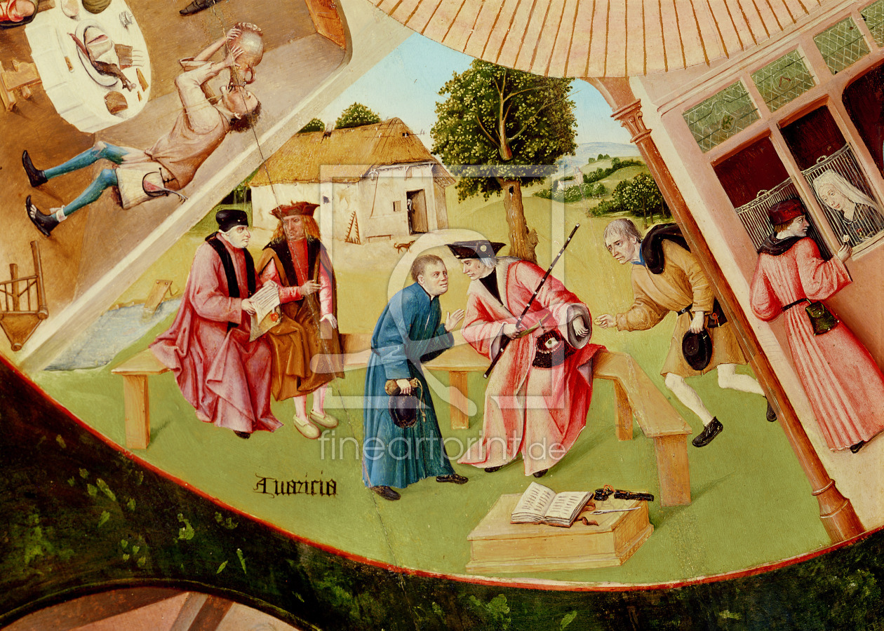 Bild-Nr.: 31000074 Greed, detail from the Table of the Seven Deadly Sins and the Four Last Things,  erstellt von Bosch, Hieronymus