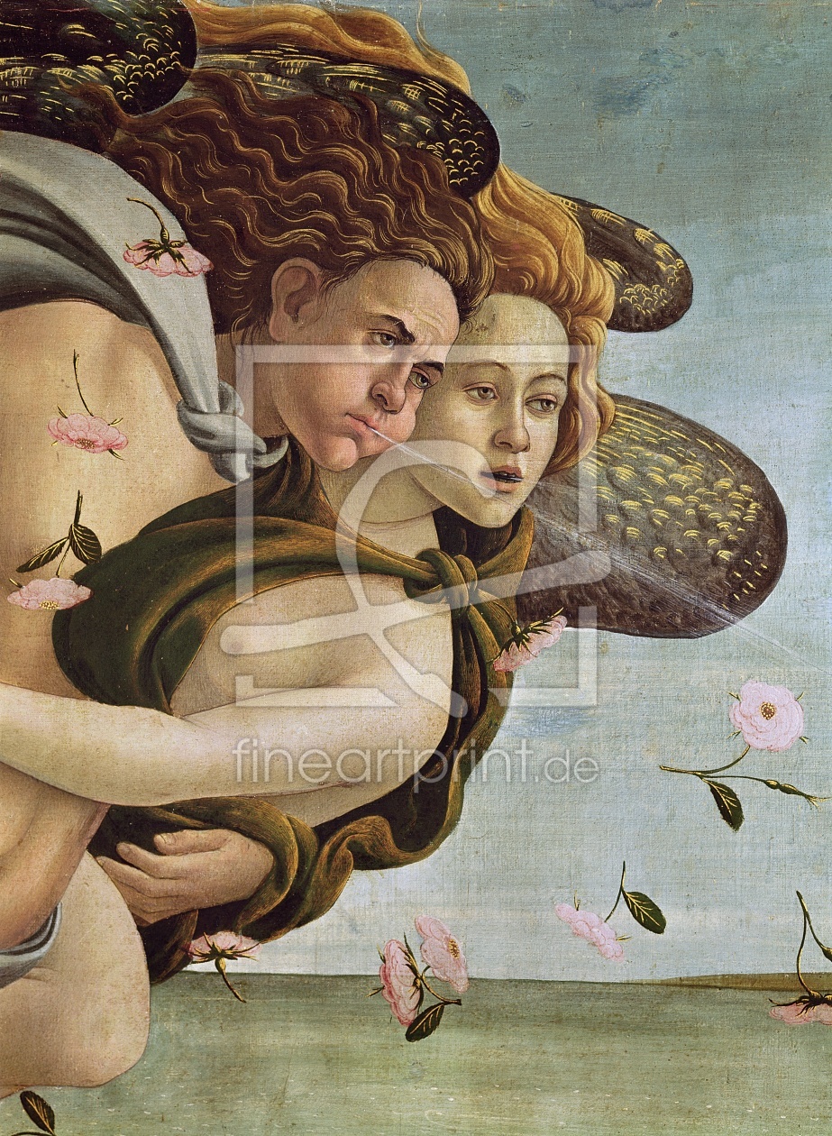 Bild-Nr.: 31000114 Zephyr and Chloris, detail from The Birth of Venus, c.1485 erstellt von Botticelli, Sandro