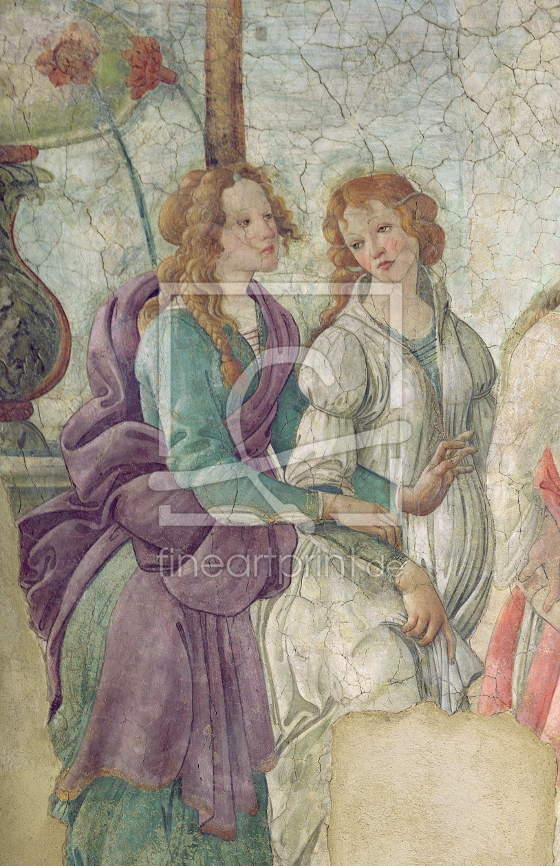 Bild-Nr.: 31000115 Detail of Venus and the Graces offering gifts to a young girl, 1486 erstellt von Botticelli, Sandro