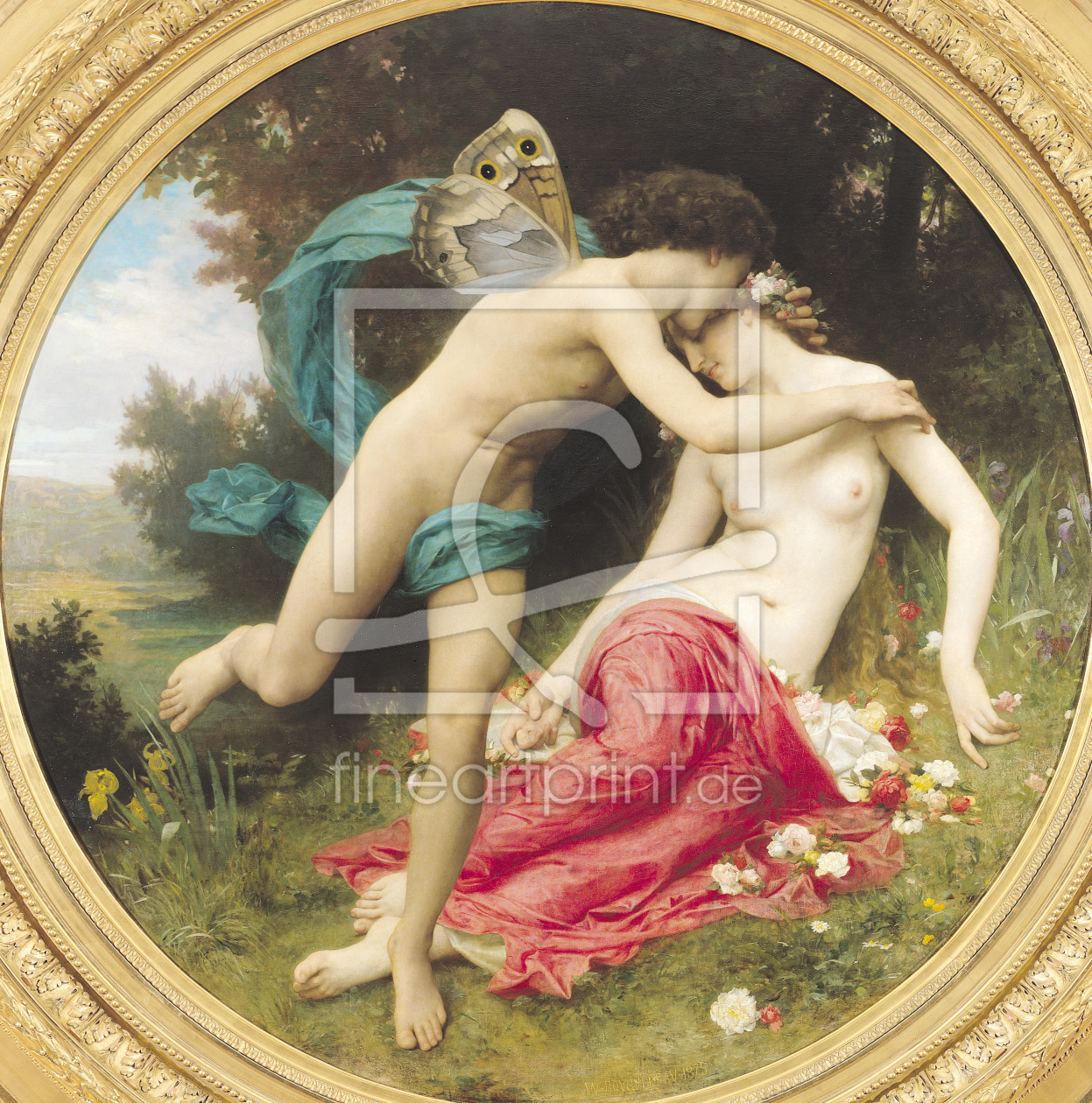 Bild-Nr.: 31000120 Flora and Zephyr, 1875 erstellt von Bouguereau, William Adolphe