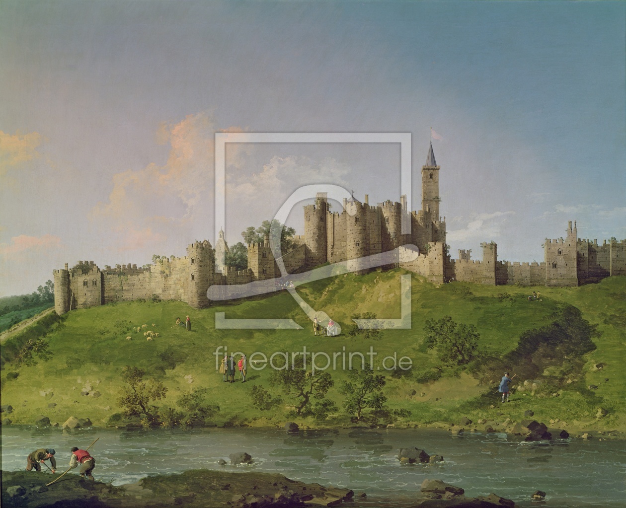Bild-Nr.: 31000155 Alnwick Castle erstellt von Canal, Giovanni Antonio & Bellotto, Bernardo