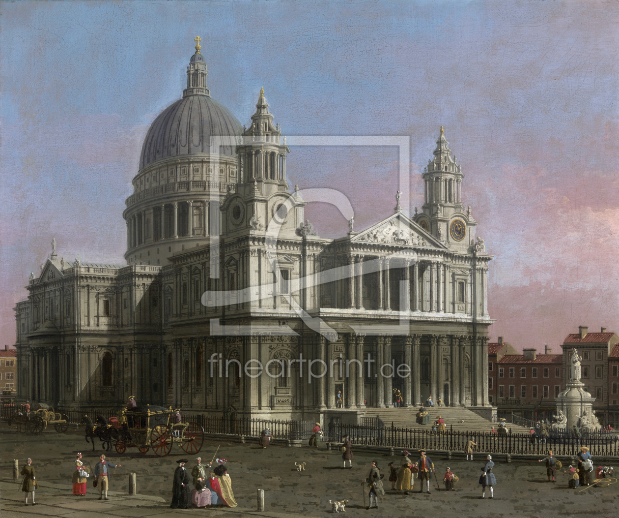 Bild-Nr.: 31000164 St. Paul's Cathedral, 1754 erstellt von Canal, Giovanni Antonio & Bellotto, Bernardo