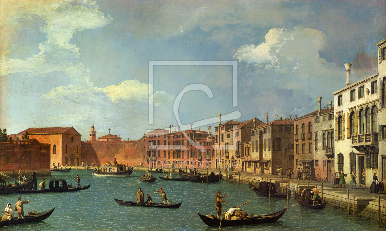 Bild-Nr.: 31000172 View of the Canal of Santa Chiara, Venice erstellt von Canal, Giovanni Antonio & Bellotto, Bernardo