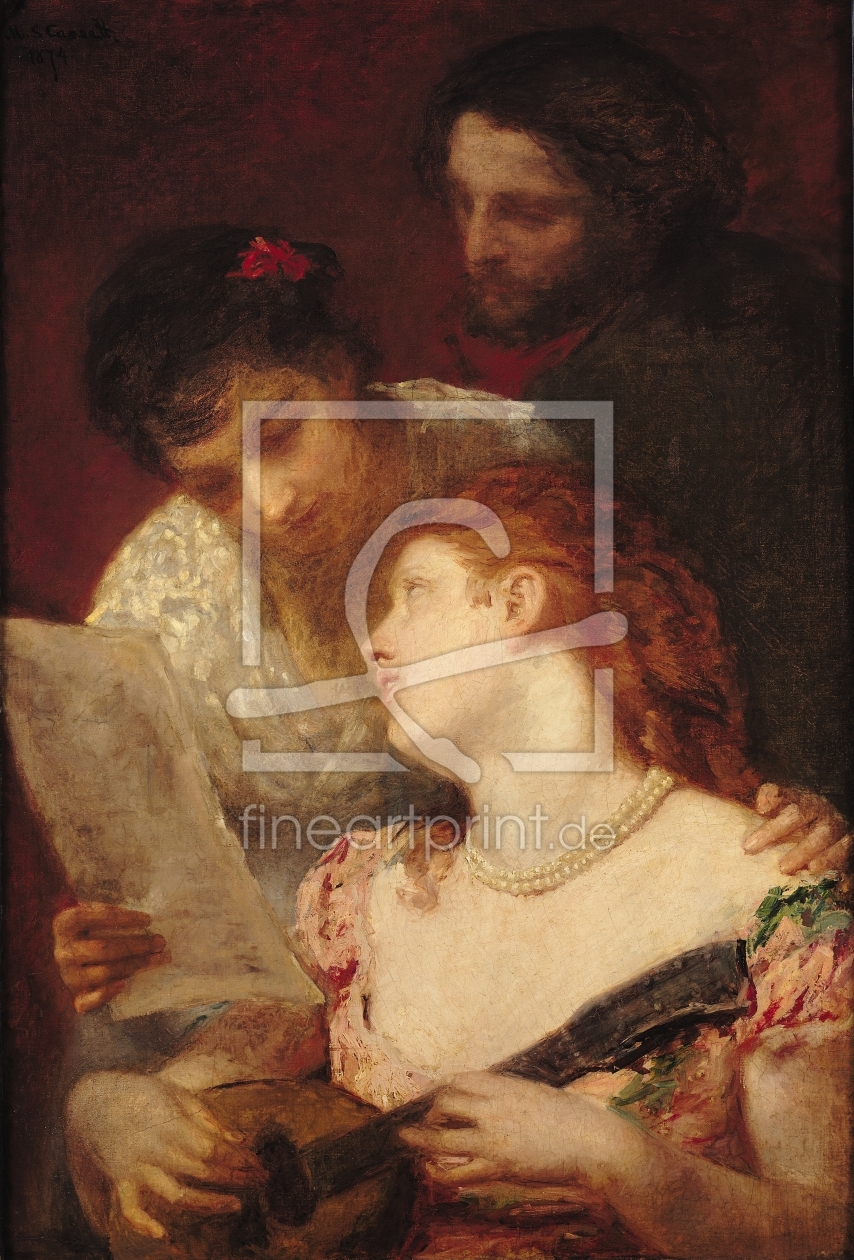 Bild-Nr.: 31000180 Musical Party, 1874 erstellt von Cassatt, Mary