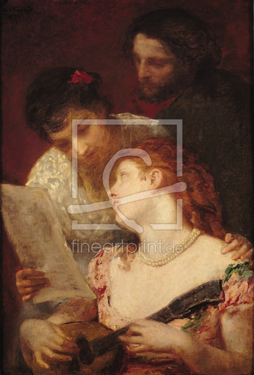 Bild-Nr.: 31000180 Musical Party, 1874 erstellt von Cassatt, Mary