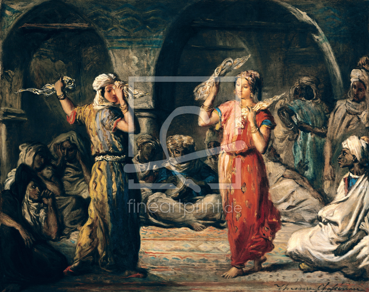 Bild-Nr.: 31000194 Dance of the Handkerchiefs, 1849 erstellt von Chasseriau, Theodore
