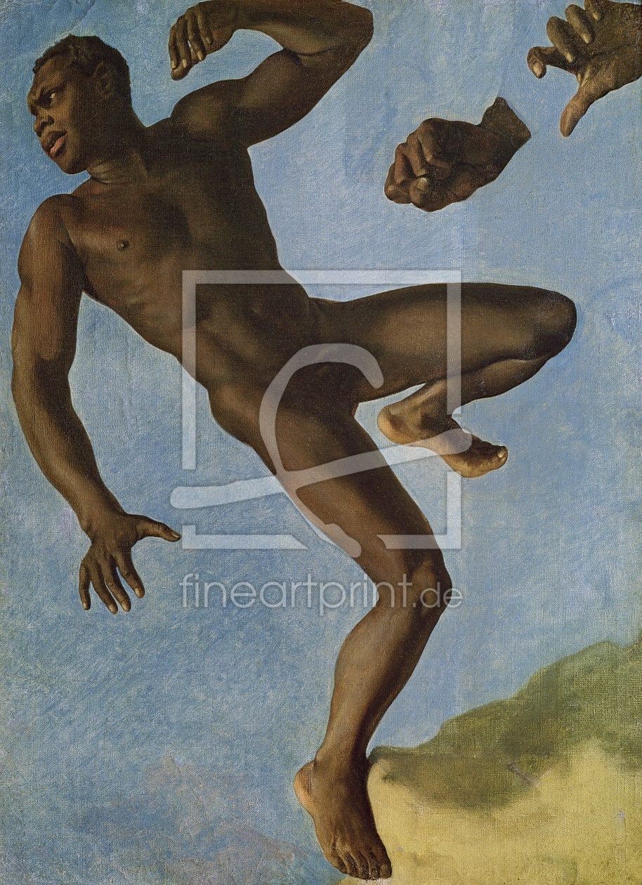 Bild-Nr.: 31000203 Study of a Nude Negro, 1838 erstellt von Chasseriau, Theodore