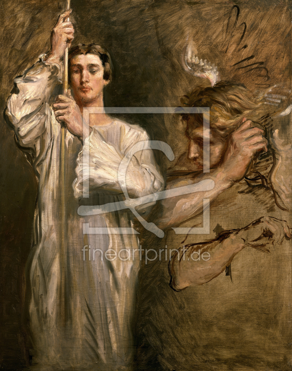 Bild-Nr.: 31000206 Young Man Holding a Cross Bild-Nr.: 31000206 Young Man Holding a Cross erstellt von Chasseriau, Theodore