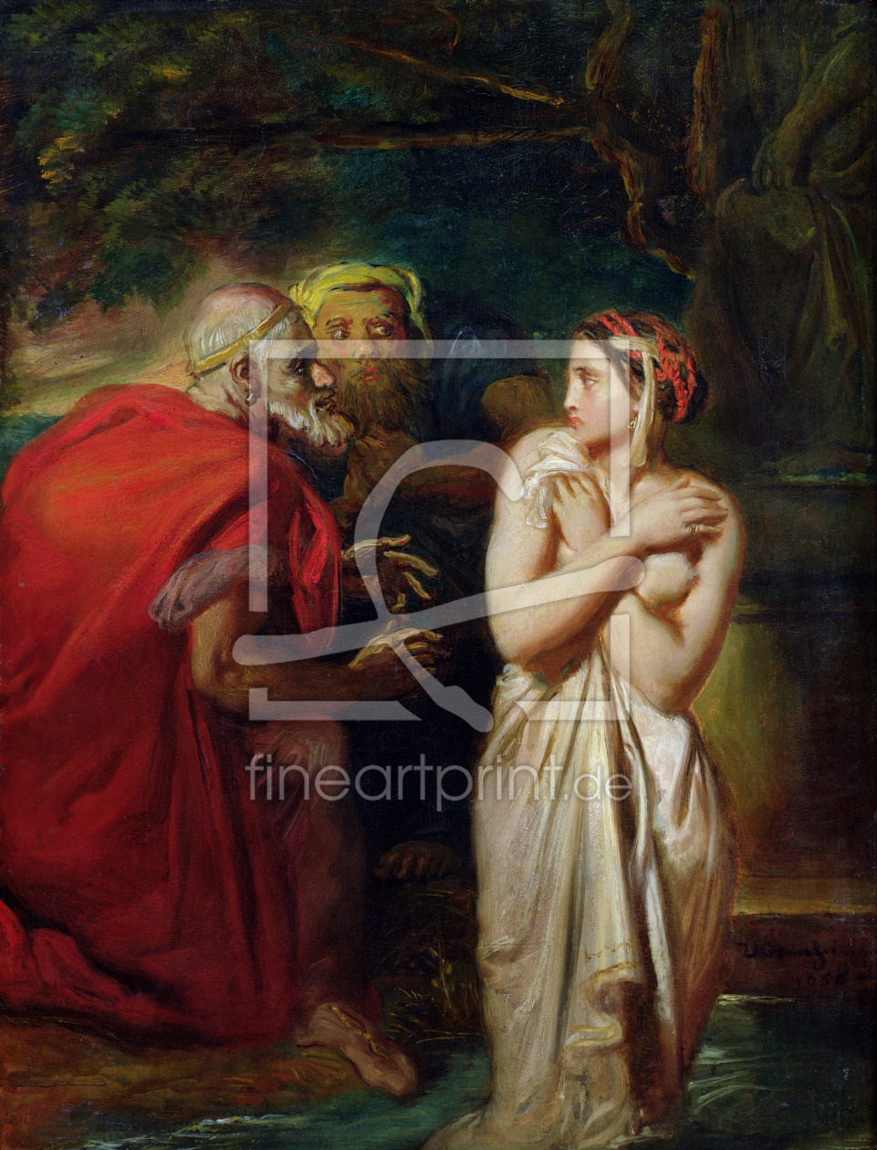 Bild-Nr.: 31000215 Susanna and the Elders, 1856 erstellt von Chasseriau, Theodore