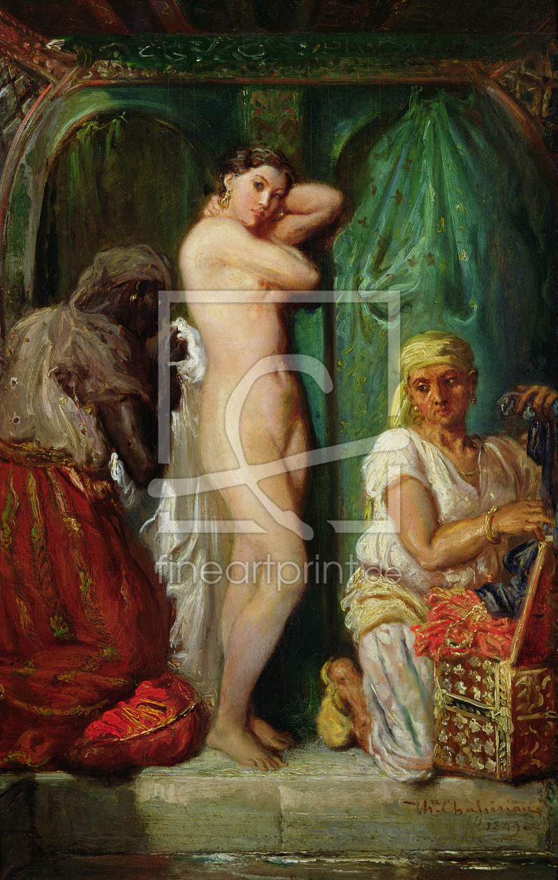 Bild-Nr.: 31000216 The Bath in the Harem, 1849 erstellt von Chasseriau, Theodore