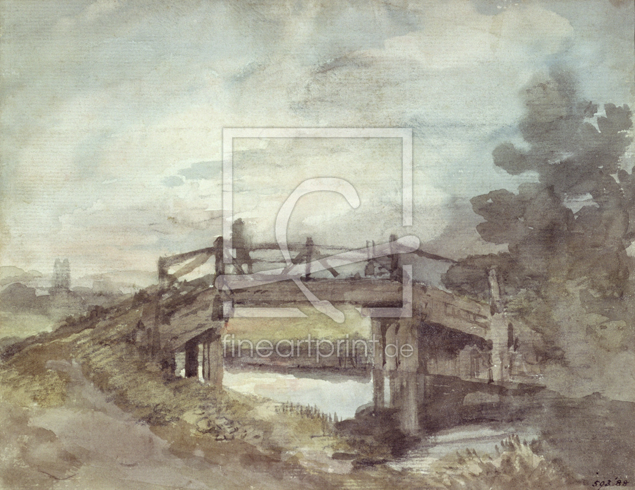 Bild-Nr.: 31000219 A Bridge over the Stour erstellt von Constable, John