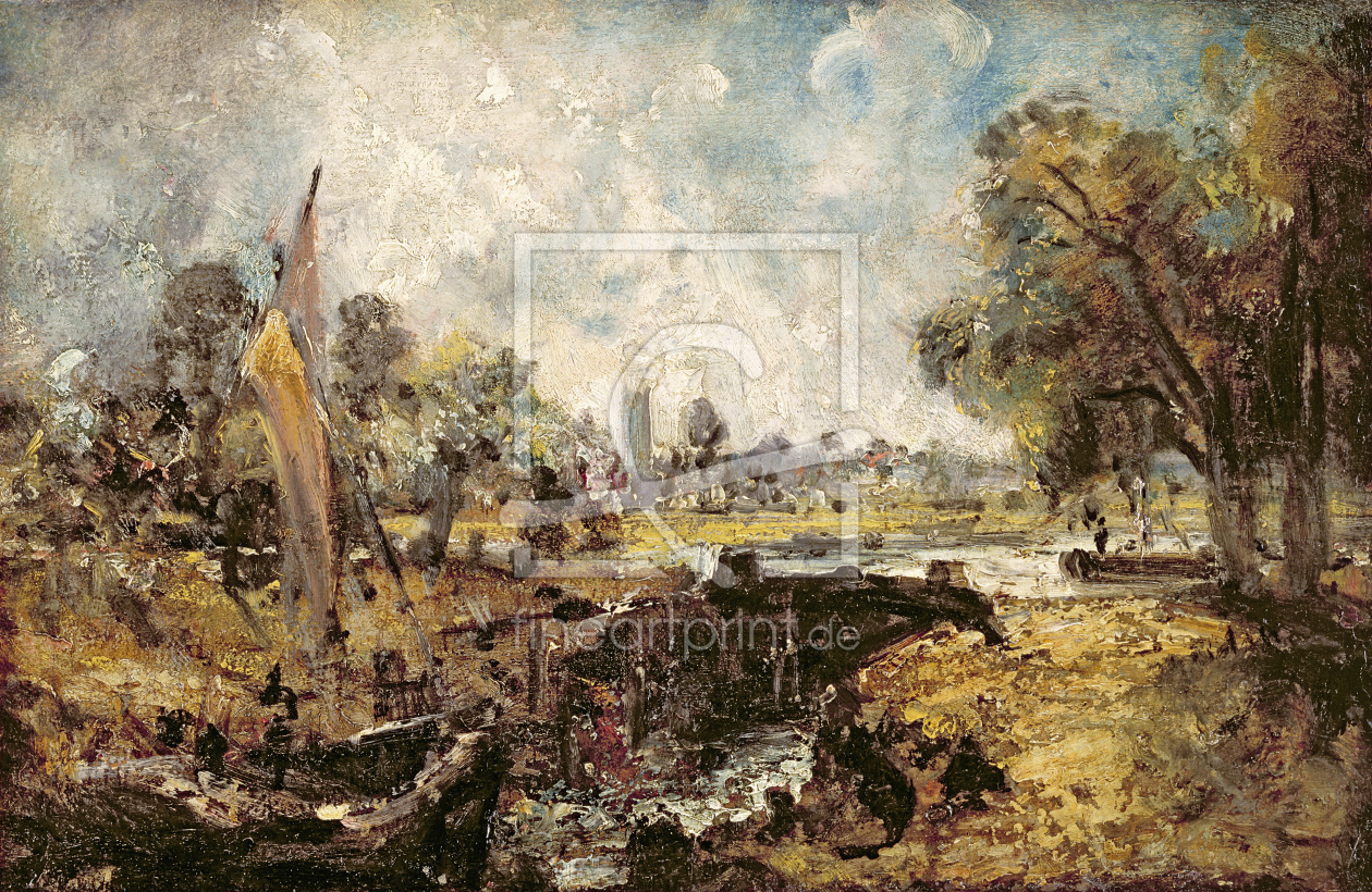 Bild-Nr.: 31000225 Dedham Lock, c.1820 erstellt von Constable, John