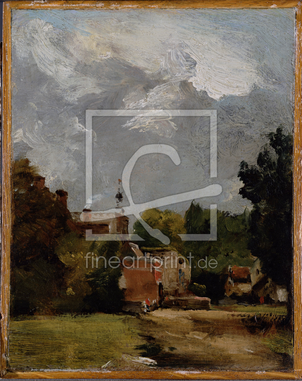 Bild-Nr.: 31000226 East Bergholt Church from Church Street erstellt von Constable, John