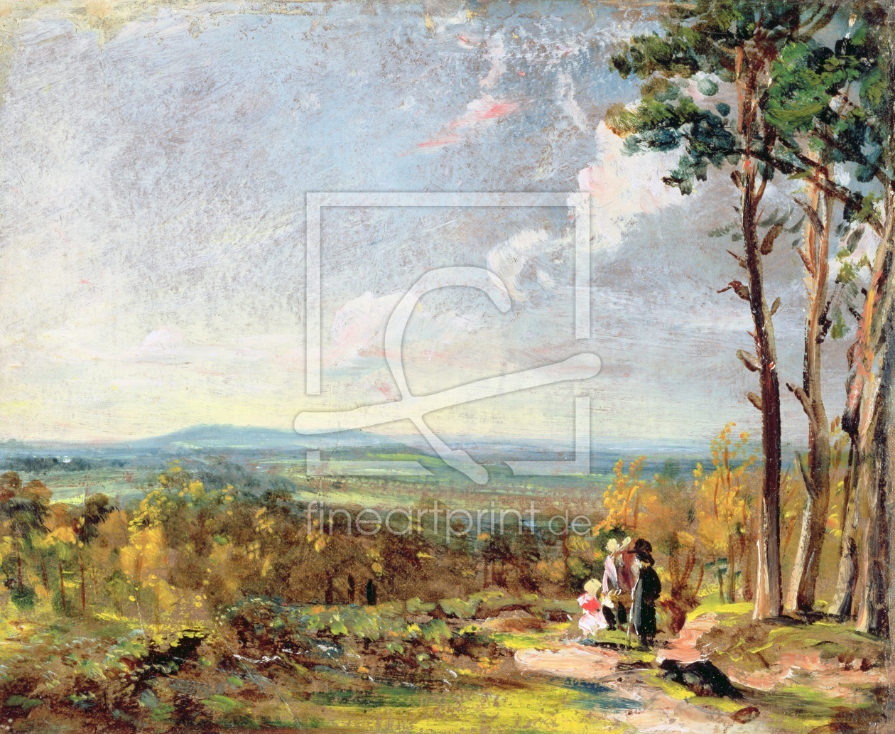 Bild-Nr.: 31000230 Hampstead Heath Looking Towards Harrow, 1821 erstellt von Constable, John