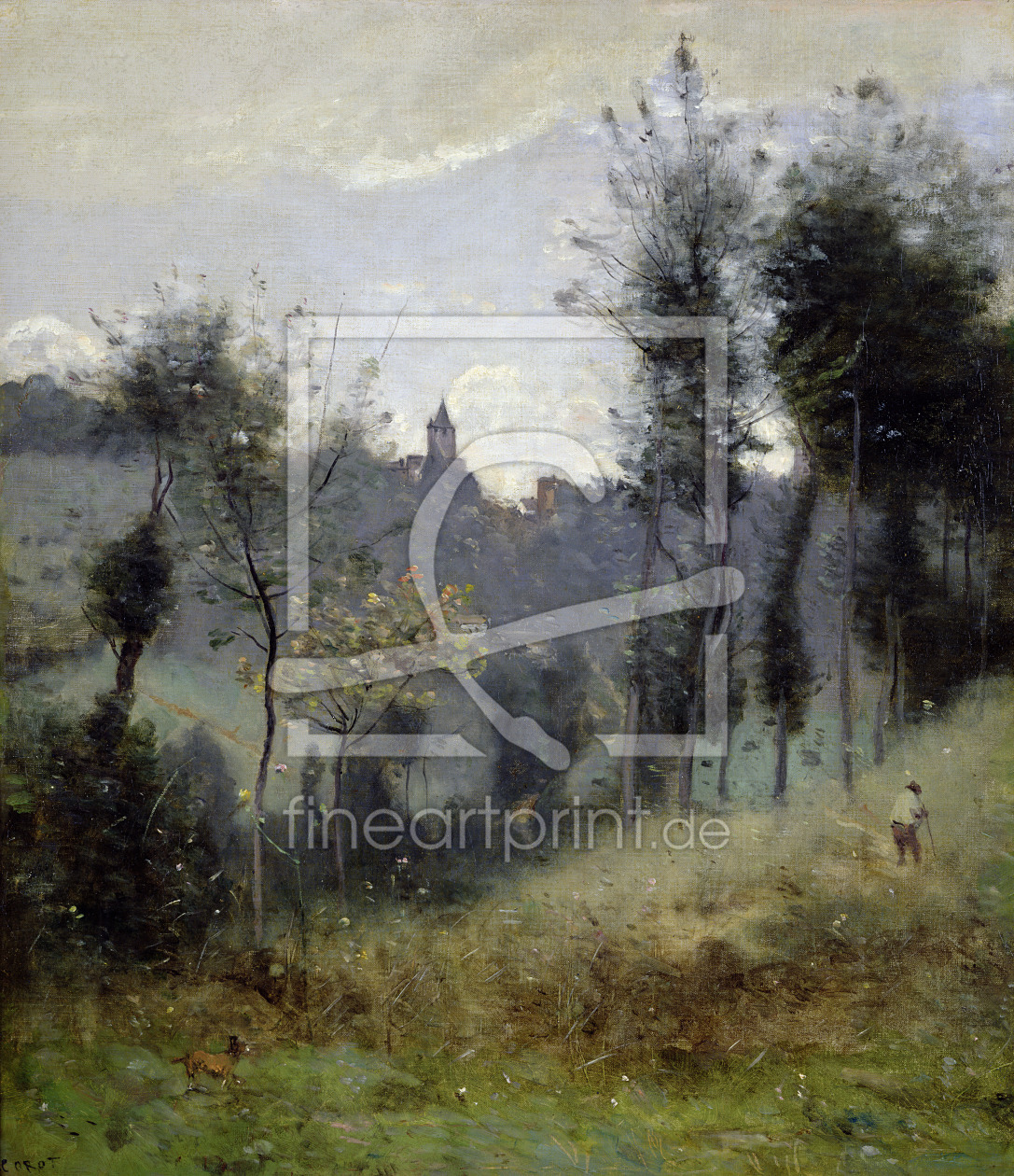Bild-Nr.: 31000275 Canteleu near Rouen erstellt von Corot, Jean Baptiste Camille
