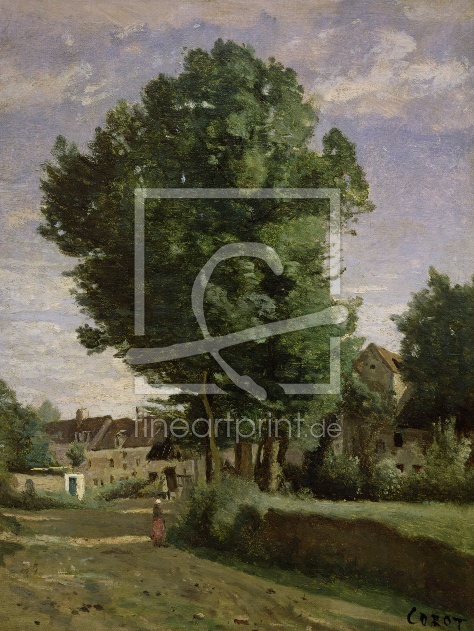 Bild-Nr.: 31000276 Outskirts of a village near Beauvais, c.1850 erstellt von Corot, Jean Baptiste Camille