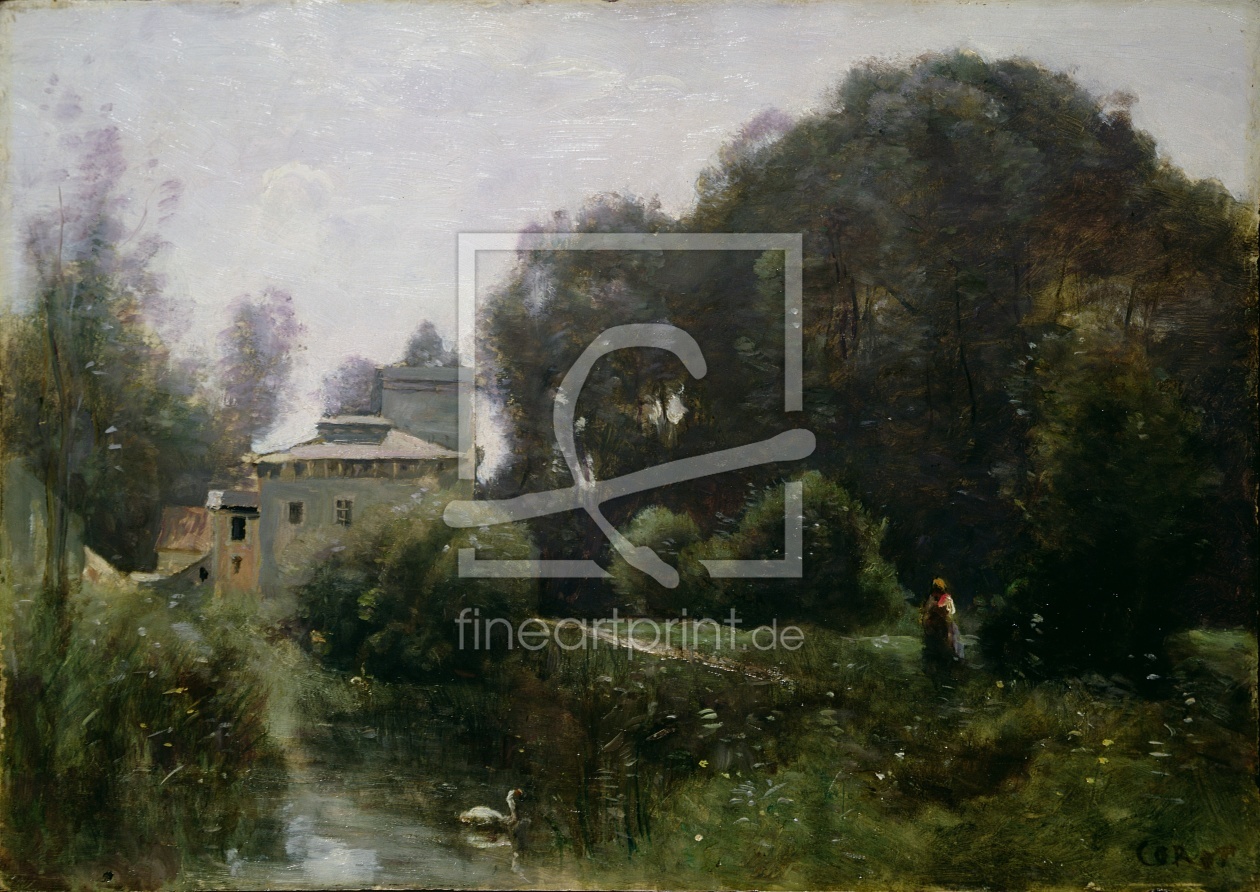 Bild-Nr.: 31000283 Souvenir of the Villa Borghese, 1855 erstellt von Corot, Jean Baptiste Camille
