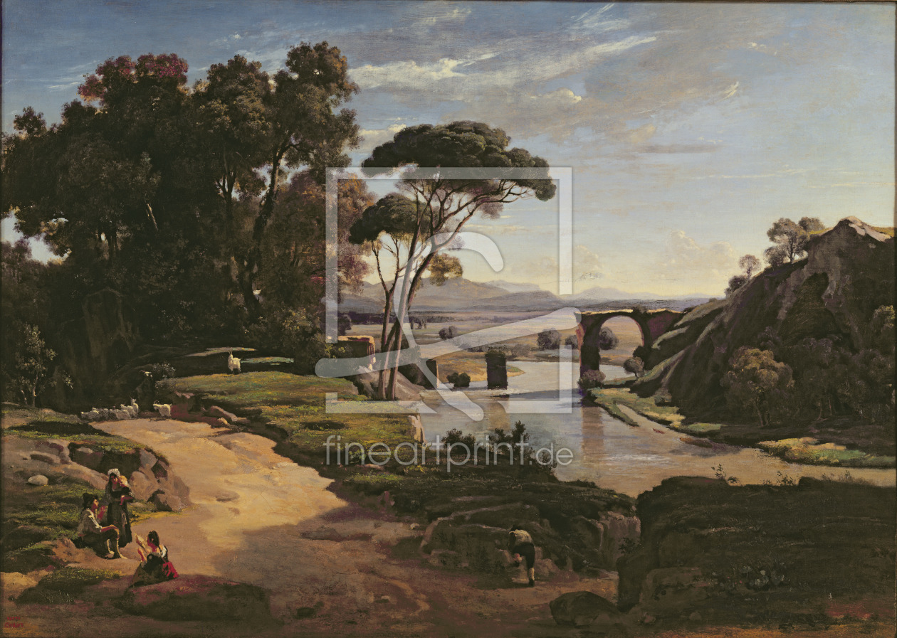 Bild-Nr.: 31000284 The Bridge at Narni, c.1826-27 erstellt von Corot, Jean Baptiste Camille