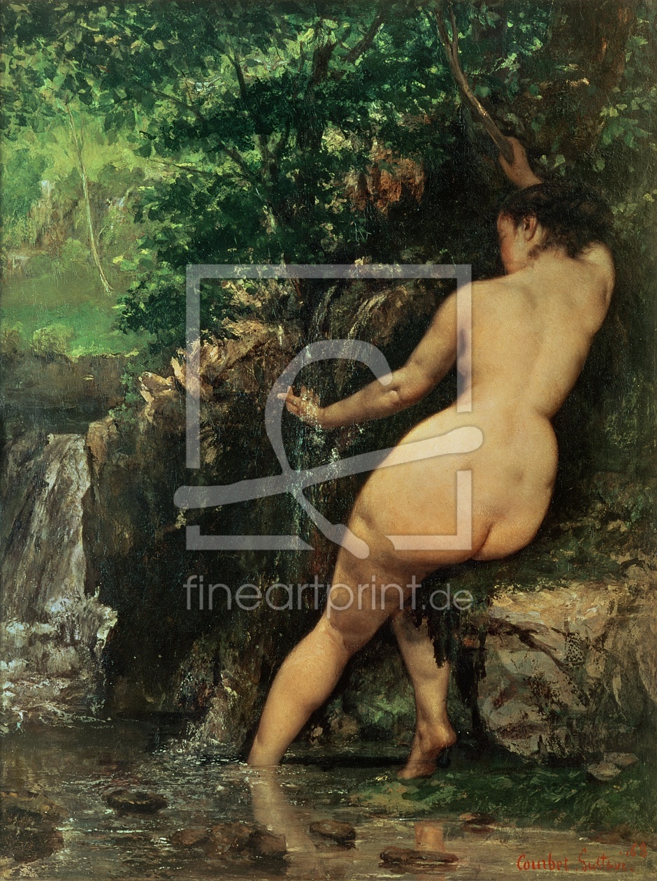 Bild-Nr.: 31000300 The Source or Bather at the Source, 1868 erstellt von Courbet, Gustave