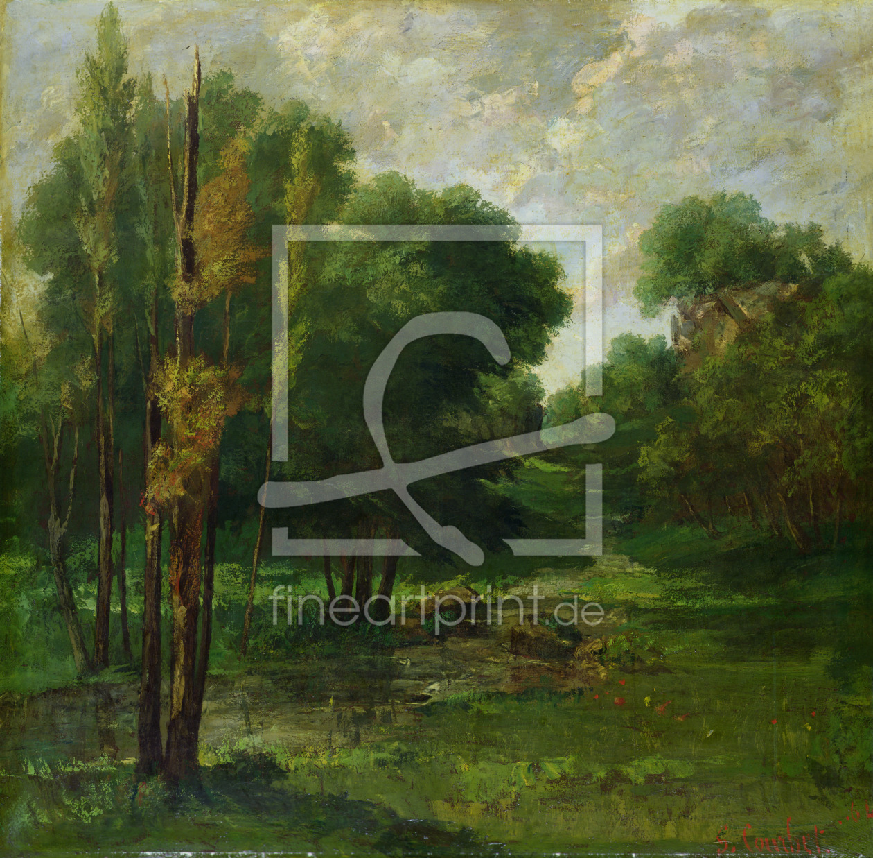 Bild-Nr.: 31000307 Forest Landscape, 1864 Bild-Nr.: 31000307 Forest Landscape, 1864 erstellt von Courbet, Gustave