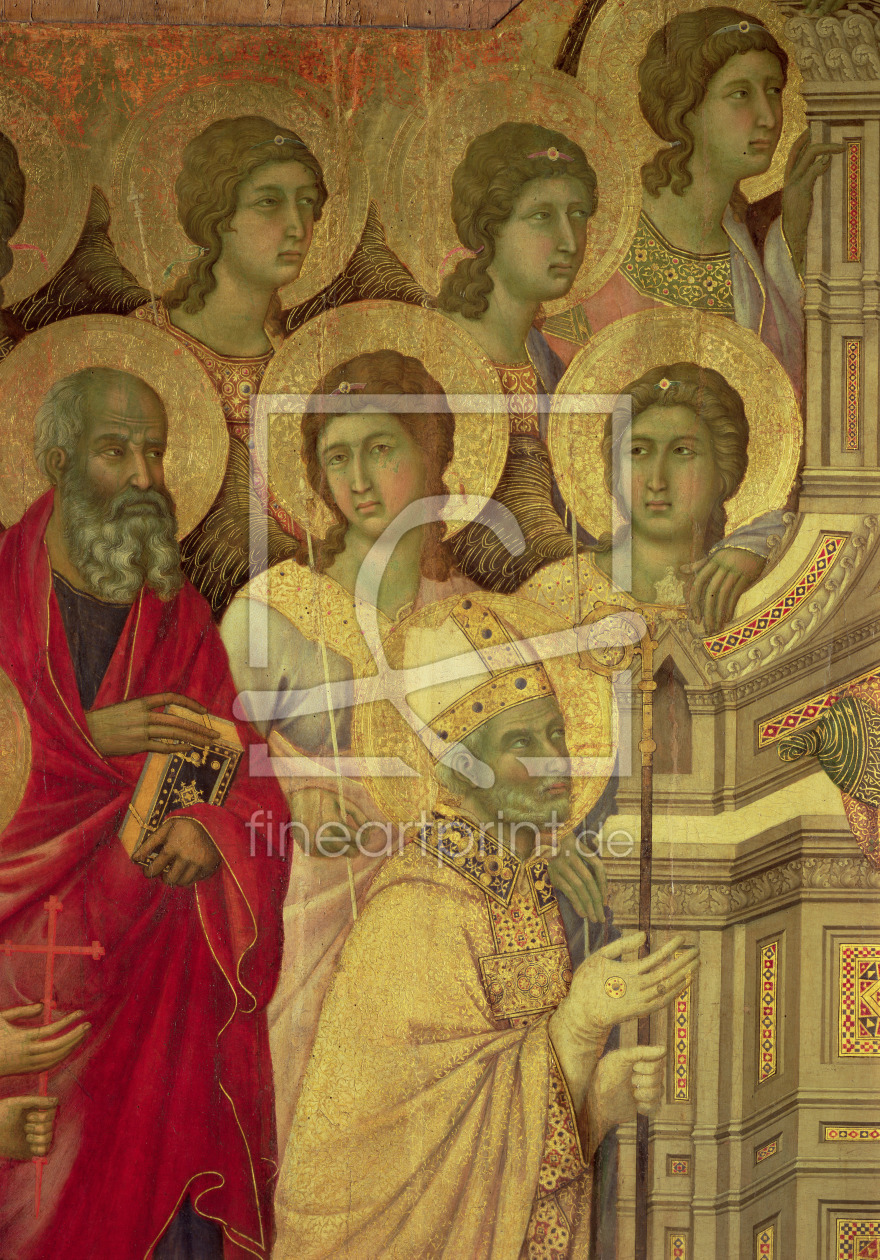Bild-Nr.: 31000344 Maesta: Saints, , 1308-11 erstellt von Duccio (di Buoninsegna)