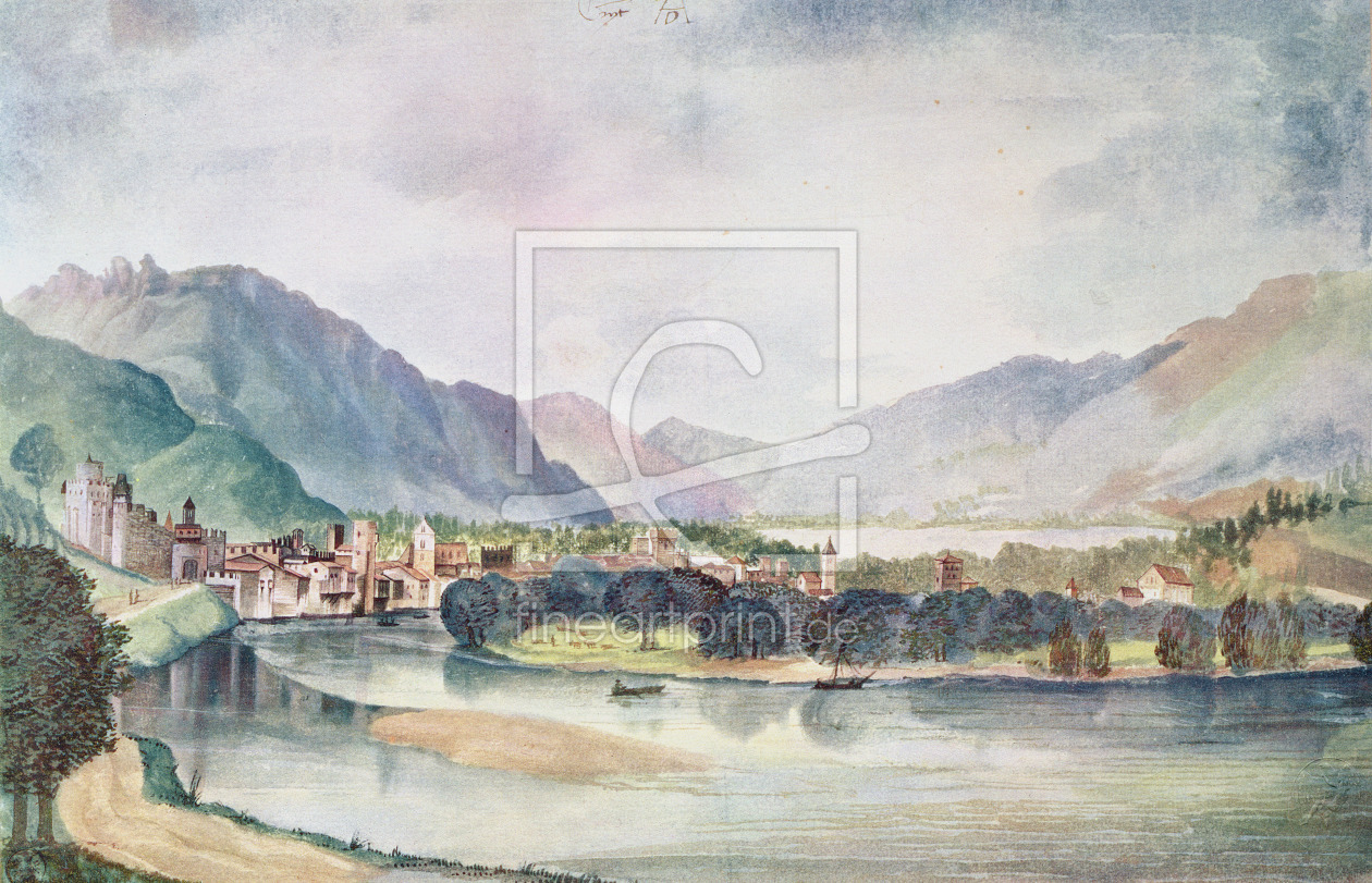 Bild-Nr.: 31000371 View of Trente, 1494 erstellt von Dürer, Albrecht