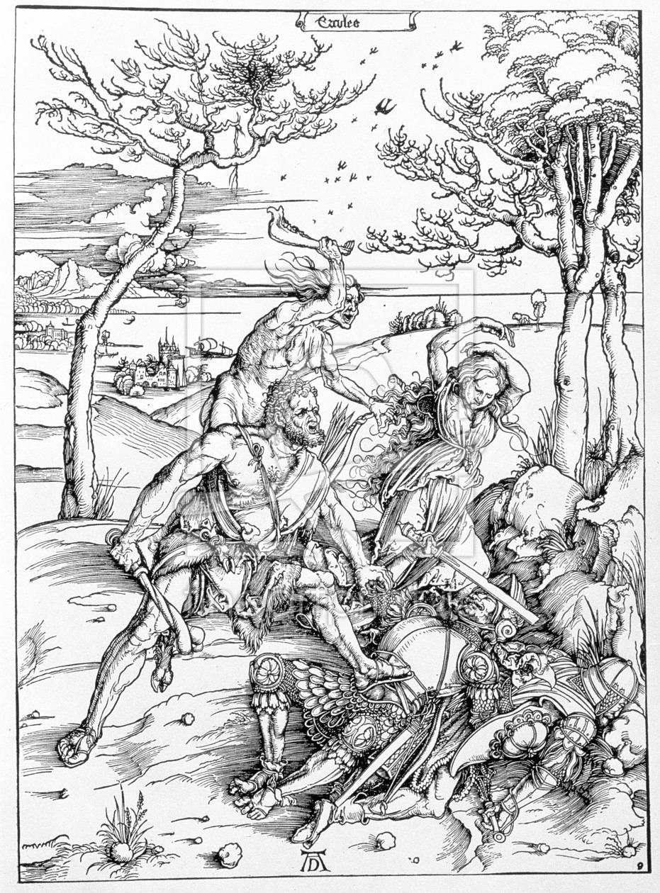 Bild-Nr.: 31000378 Hercules Killing the Molionides, c.1496/98 erstellt von Dürer, Albrecht