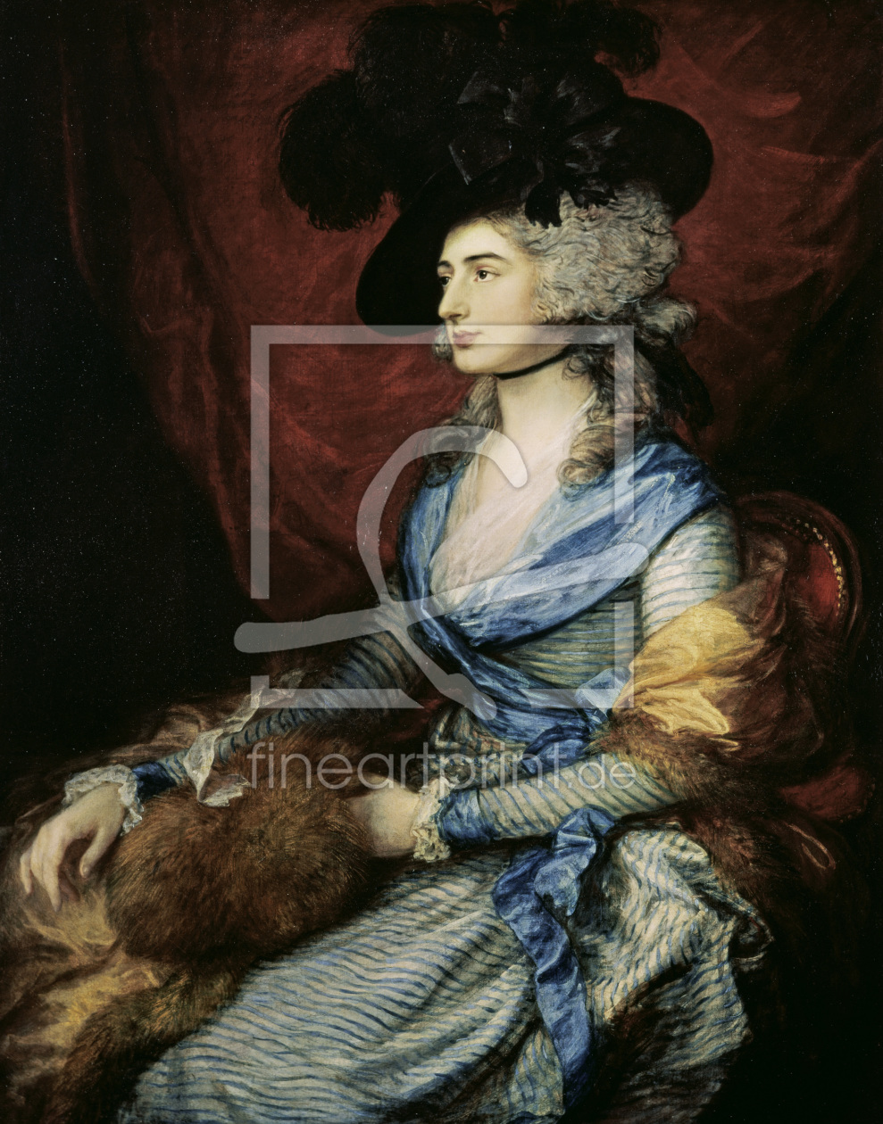 Bild-Nr.: 31000445 Mrs Sarah Siddons, the actress , 1785 erstellt von Gainsborough, Thomas