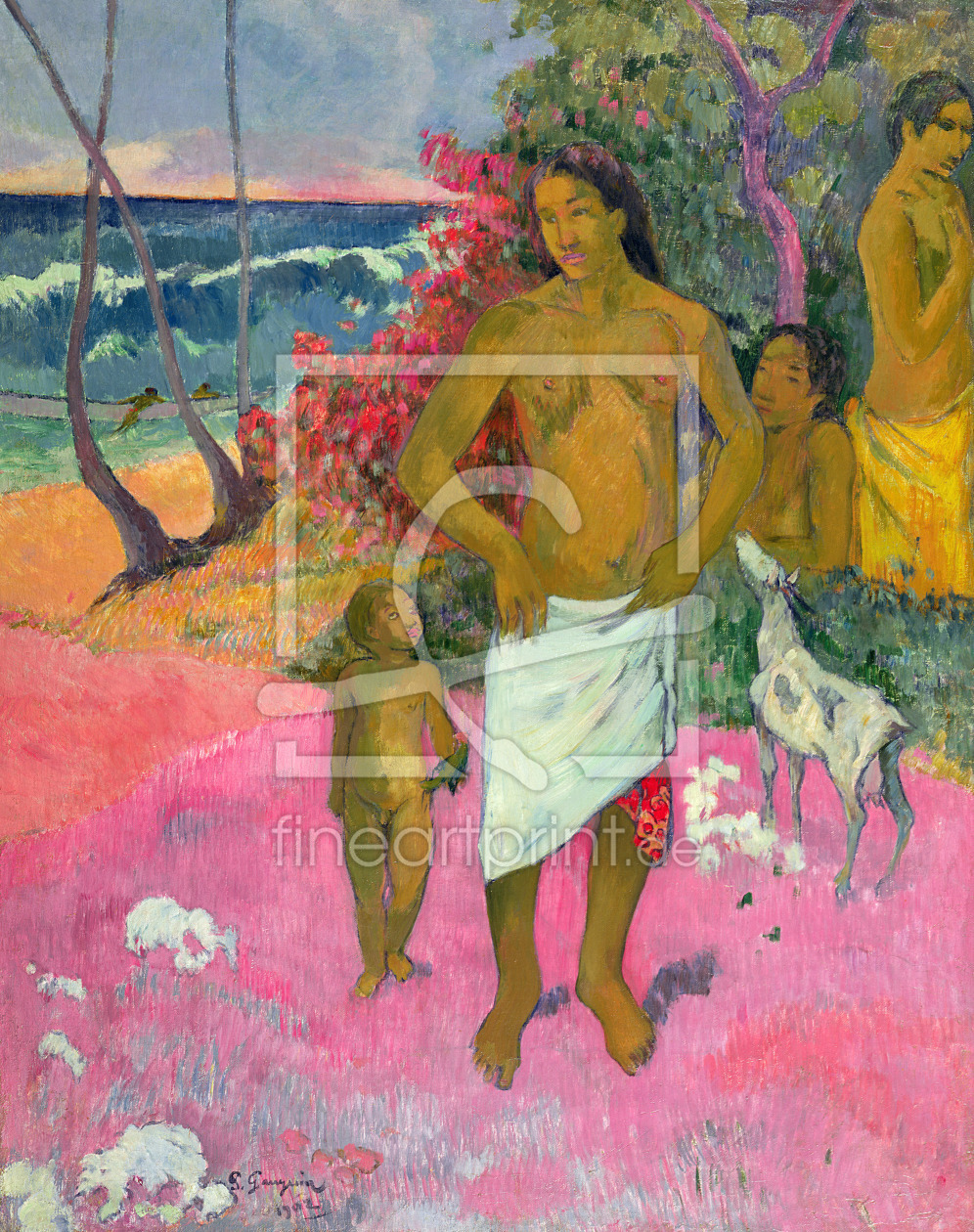 Bild-Nr.: 31000461 A Walk by the Sea, 1902 erstellt von Gauguin, Paul