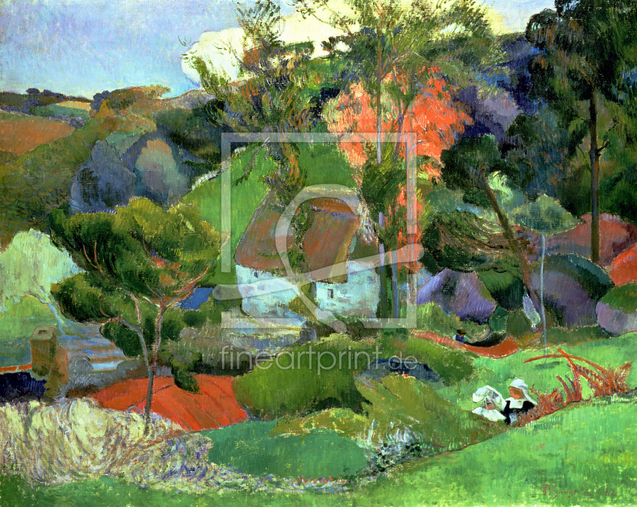 Bild-Nr.: 31000474 Landscape at Pont Aven, 1888 erstellt von Gauguin, Paul